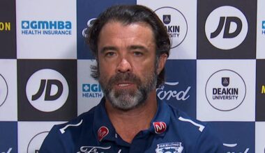 AFL 2026: Chris Scott on Jeremy Cameron, Gryan Miers, injury updates, press conference after Geelong’s loss to Brisbane, latest news