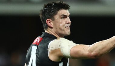 ‘Weak as p***’: Great lashes ‘soft’ verdict on Magpie’s umpire act as he exploits ‘loophole’