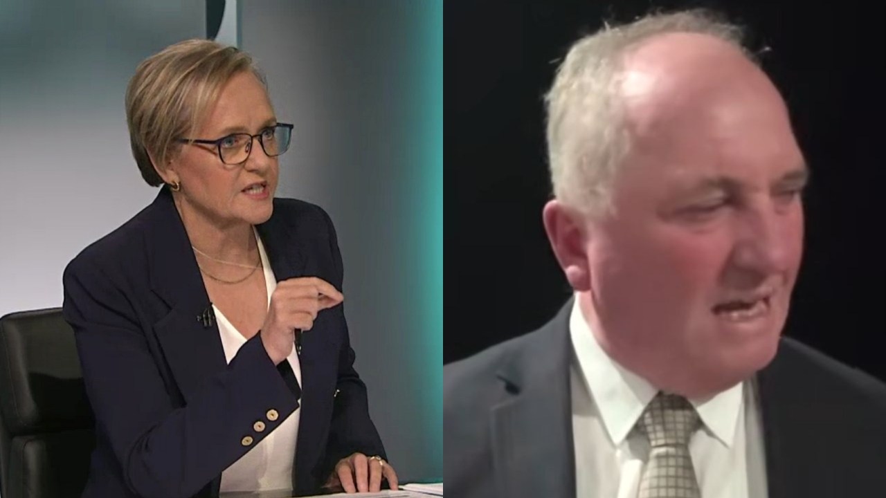 Sarah Ferguson's needless 'just answer the question' spray at Barnaby Joyce is the real story behind their viral on-air interview