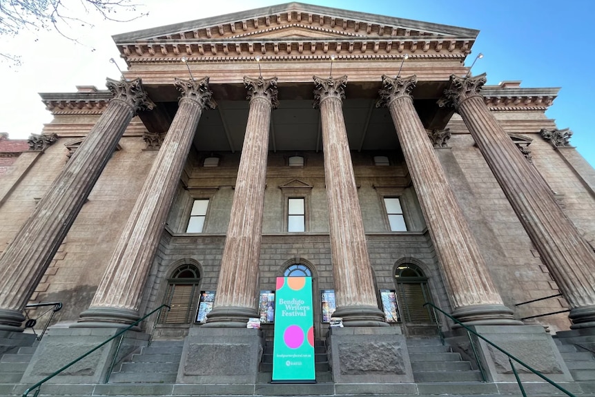 A large, old building in central Bendigo in Victoria