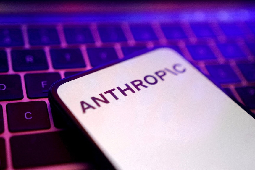 Anthropic logo is seen in this photo
