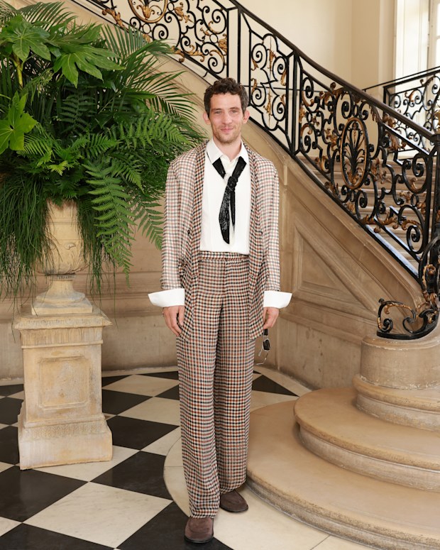 Josh O’Connor at the Christian Dior Haute Couture Fall/Winter 2026/2027 show at Paris Fashion Week on July 6, 2026 in Paris, France.
