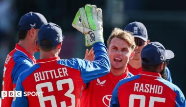 Relive Jos Buttler smashing 131 to help England beat India by 56 runs and seal a 4-0 T20 series win