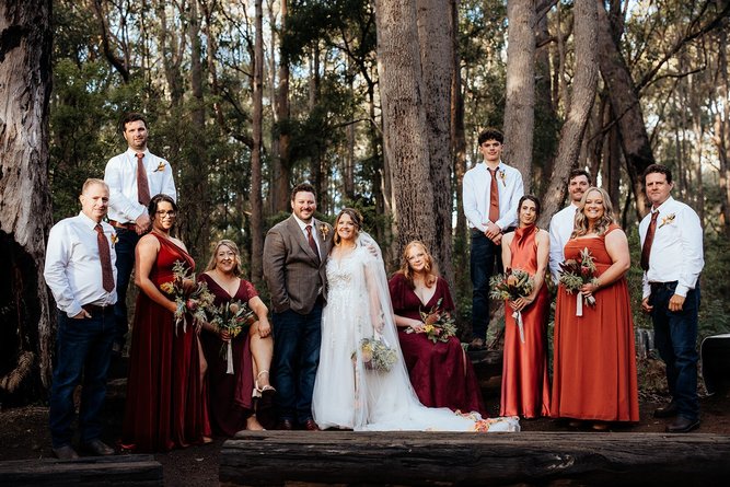 Kristy and Ben's heartfelt wedding in Margaret River.