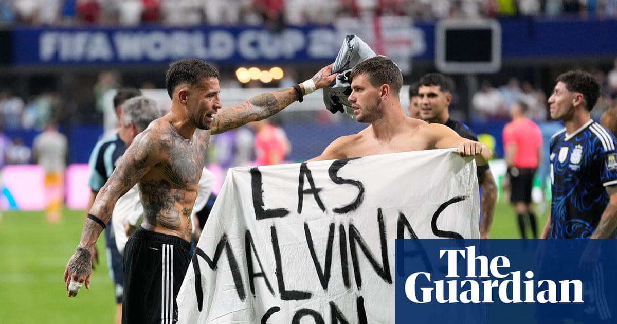 Fifa opens disciplinary proceedings against Argentina over Falklands banner and final chaos | Argentina