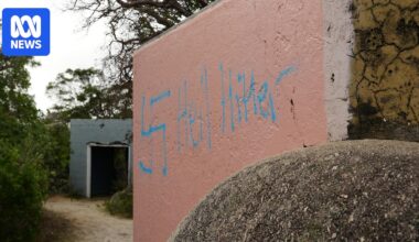 Vandals target West Australian Anzac landmark with antisemitic graffiti