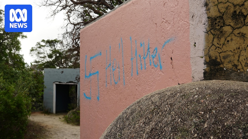 Vandals target West Australian Anzac landmark with antisemitic graffiti