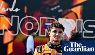 McLaren’s team principal hails ‘great trajectory’ of Lando Norris after win | Lando Norris