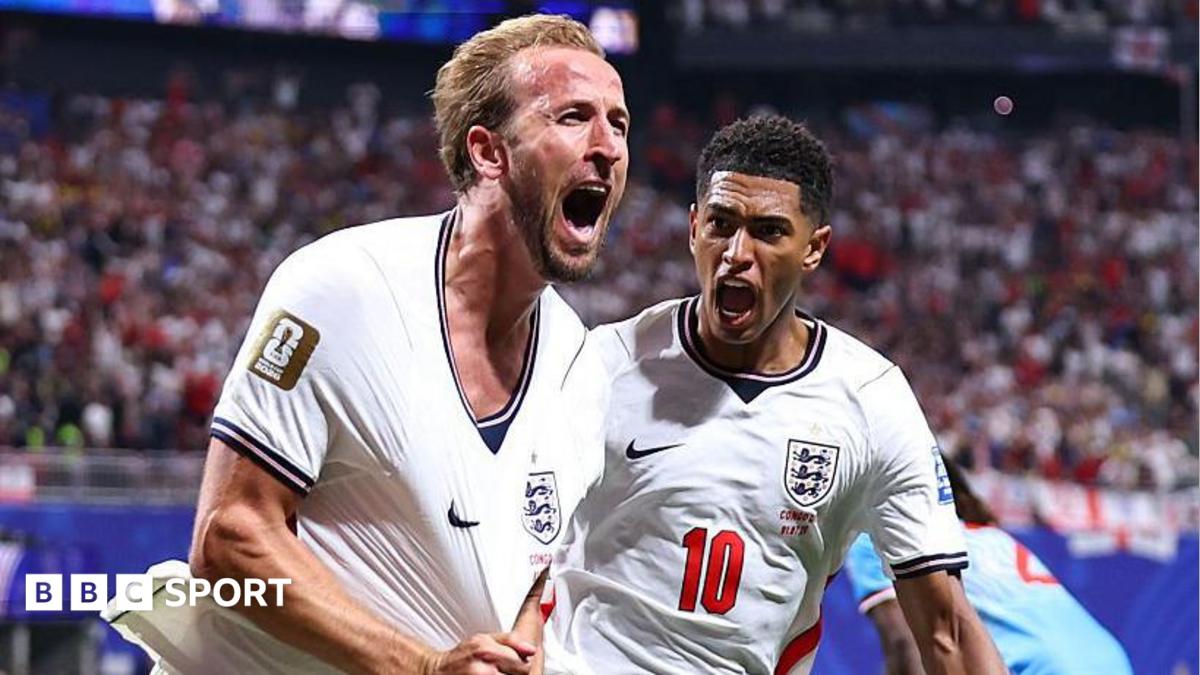 Harry Kane and Jude Bellingham celebrate