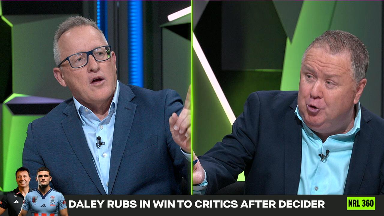 ‘That’s weak’: Journos erupt in heated on-air Origin debate
