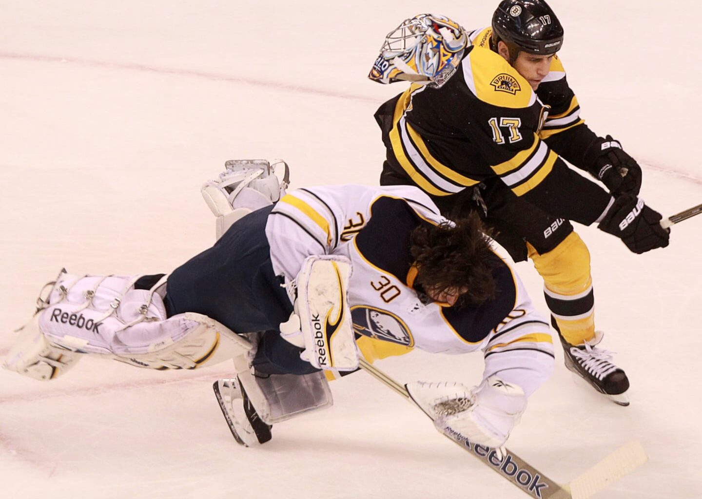 Milan Lucic's playing career included colliding with goalie Ryan Miller and other Sabres fan favorites, but his new scouting career will involve finding talent to play in Buffalo.
