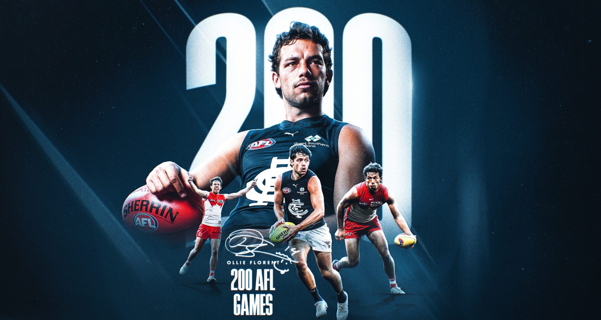 A double century: Ollie Florent's big milestone