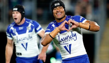 New father Crichton returns to lead Bulldogs past Warriors