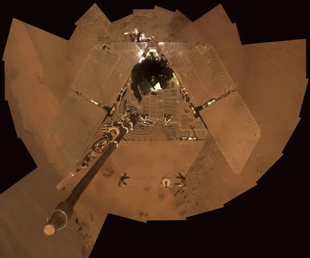 MER Opportunity rover self portrait