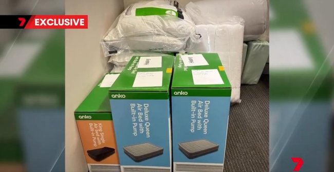 The centres have new air mattresses, Camm says.