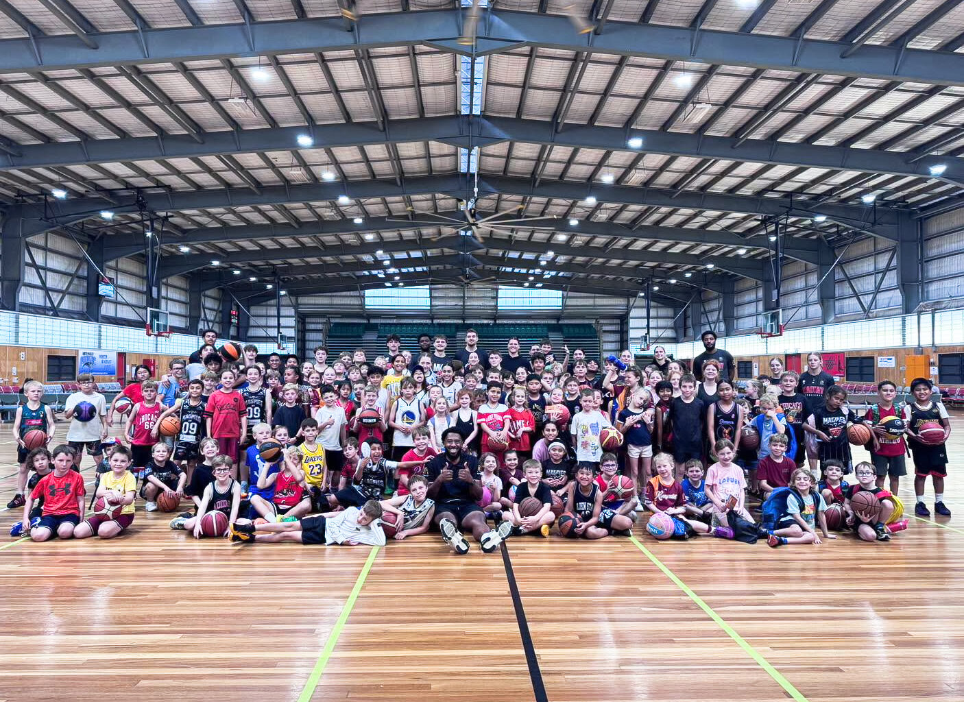 Record Turnout for Mackay Basketball Holiday Hoops Camp
