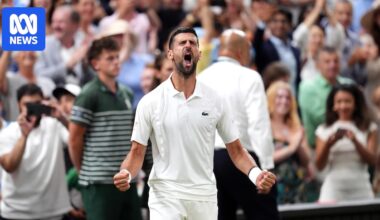 Novak Djokovic wins five-hour Wimbledon epic over Felix Auger-Aliassime to set up Jannik Sinner semi