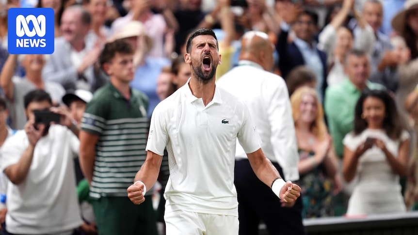 Novak Djokovic wins five-hour Wimbledon epic over Felix Auger-Aliassime to set up Jannik Sinner semi