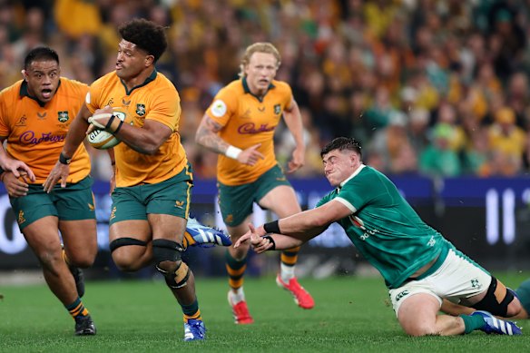 Rob Valetini was immense for the Wallabies.