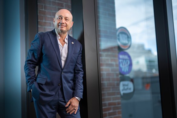 Given time to make changes: NBL owner Larry Kestelman has rebuilt the NBL into a power, but a report found he had made mistakes.