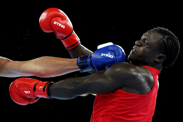 Aziz Abdul was disqualified for headbutting in the third round.