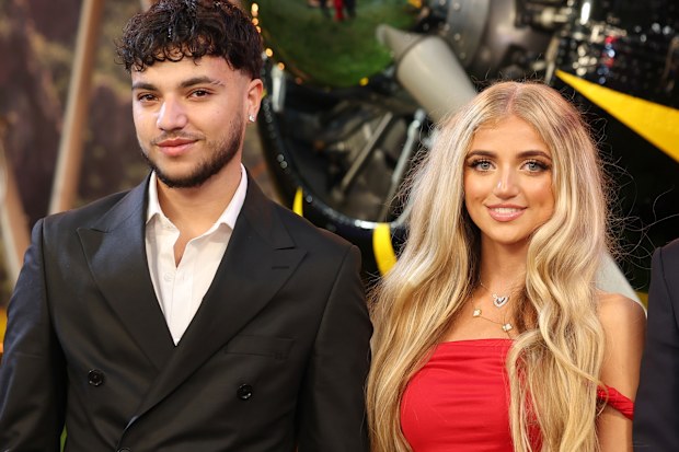 Junior Andre, Princess Andre and Peter Andre 