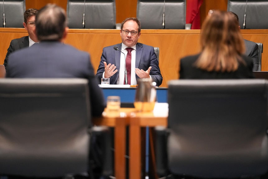 A man in parliament.