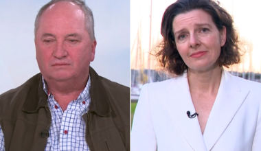 ‘She’s straight down the barrel’: Joyce defends Pauline Hanson as polls show support for One Nation slipping