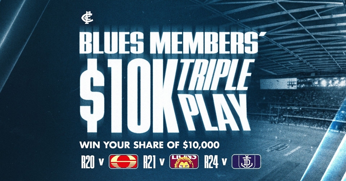 Blues members' $10K Triple Play: How to win your share