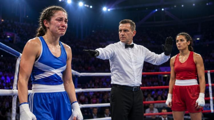 Brooke Neely exits after disputed Glasgow penalties