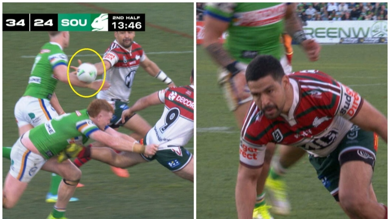 NRL 2026: Luke Keary blasts controversial call made by referee Wyatt Raymond, Canberra Raiders vs South Sydney Rabbitohs, nrl news