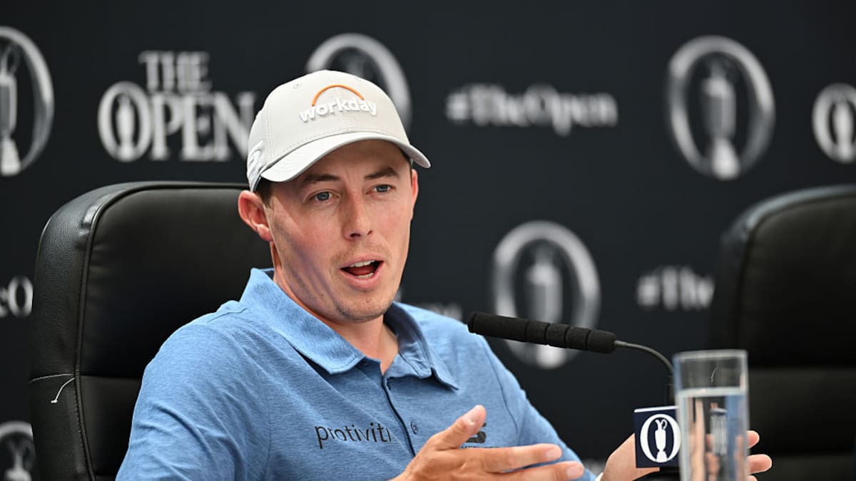 British Open: Matt Fitzpatrick blames betting for golf fans’ bad behaviour