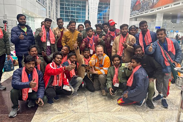 Arnold Dix became a celebrity in India after safely returning the workers to their families.