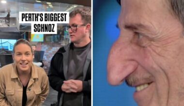 ‘Perth’s biggest schnoz’: Frontrunner in Triple M’s pursuit of city’s most impressive nose