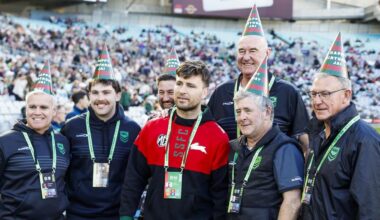 Powerful scenes as world record broken for Jai Arrow ahead of South Sydney’s clash with Newcastle