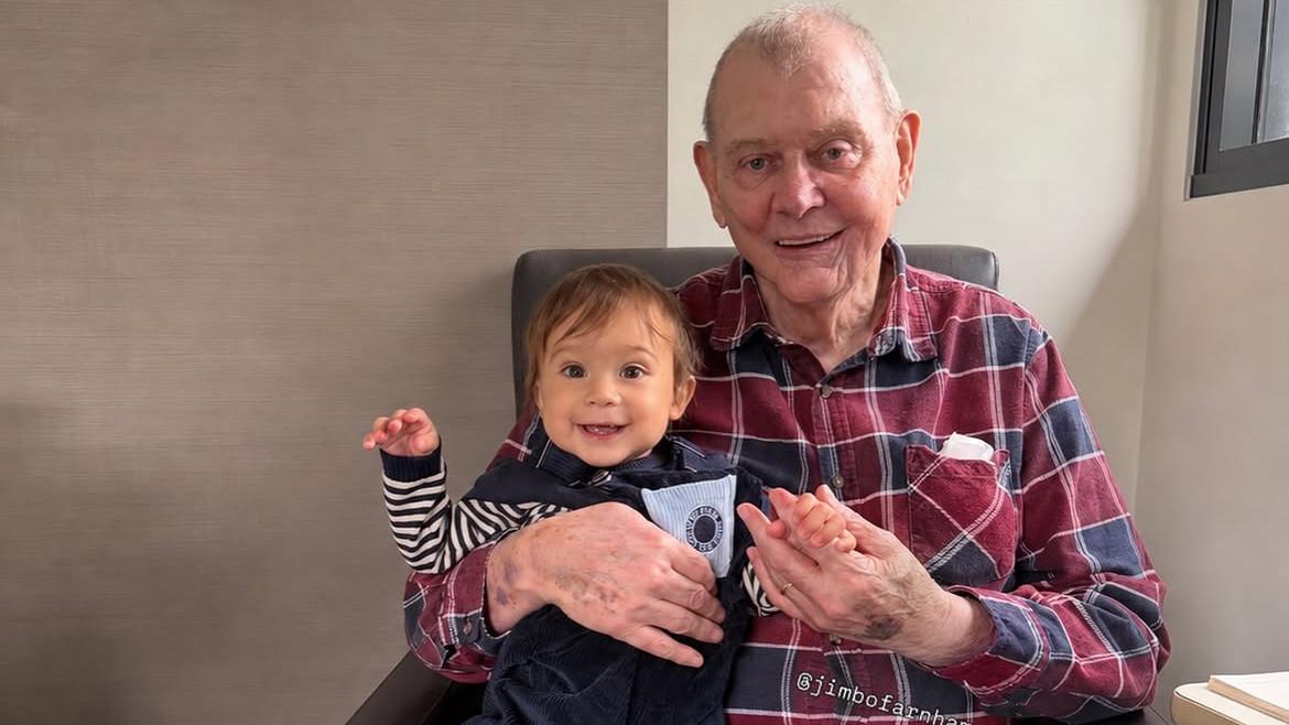 John Farnham celebrates 77th birthday with family as he continues mouth cancer recovery