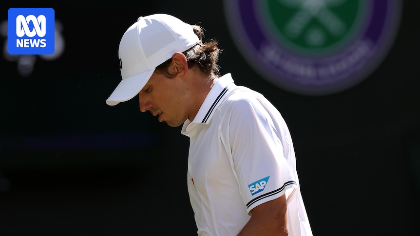 Alex de Minaur loses in Wimbledon fourth round to Flavio Cobolli