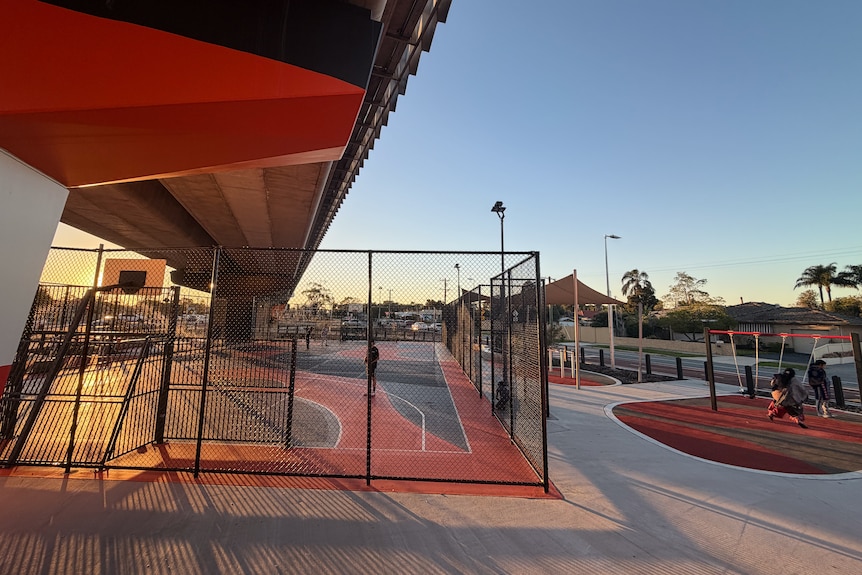 Cannington Station basketball court