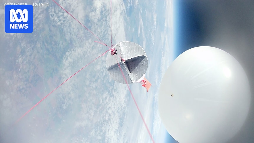 Student project sees high-altitude balloons reach 35 kilometres above Cobar