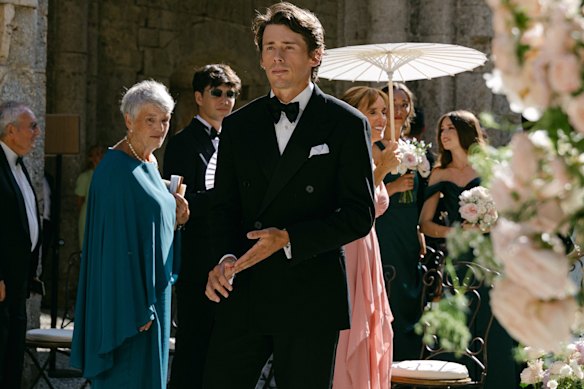 Alex de Minaur on his wedding day.