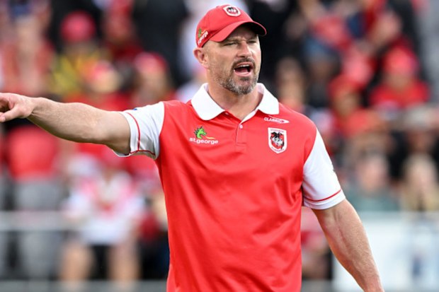 Dean Young assistant coach of the Dragons.