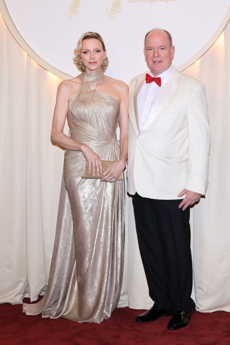 Prince Albert II and Princess Charlene preside over the gala as president and vice president of the Monaco Red Cross.