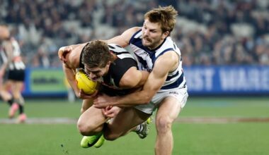Collingwood vs Geelong Cats LIVE: AFL round 21 2026, scores, results, odds, stats and start time from the MCG