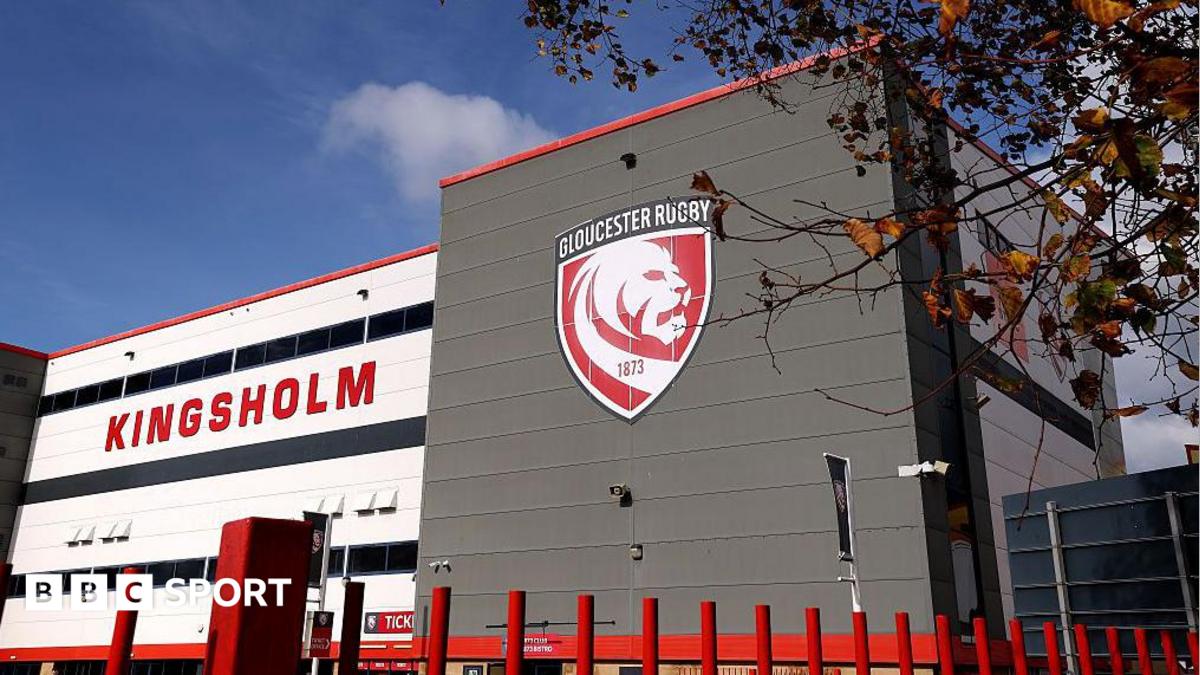 A general view outside Gloucester rugby Kingsholm stadium