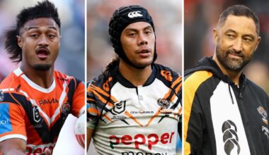 NRL 2026: How Wests Tigers will build roster after Jarome Luai, junior, stars of the future, Latu Fainu, Samuela Fainu, Benji Marshall