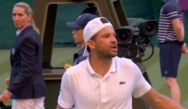 Wimbledon 2026: day four, second round results, Grigor Dimitrov blows up at umpire over roof closing, latest news, highlights