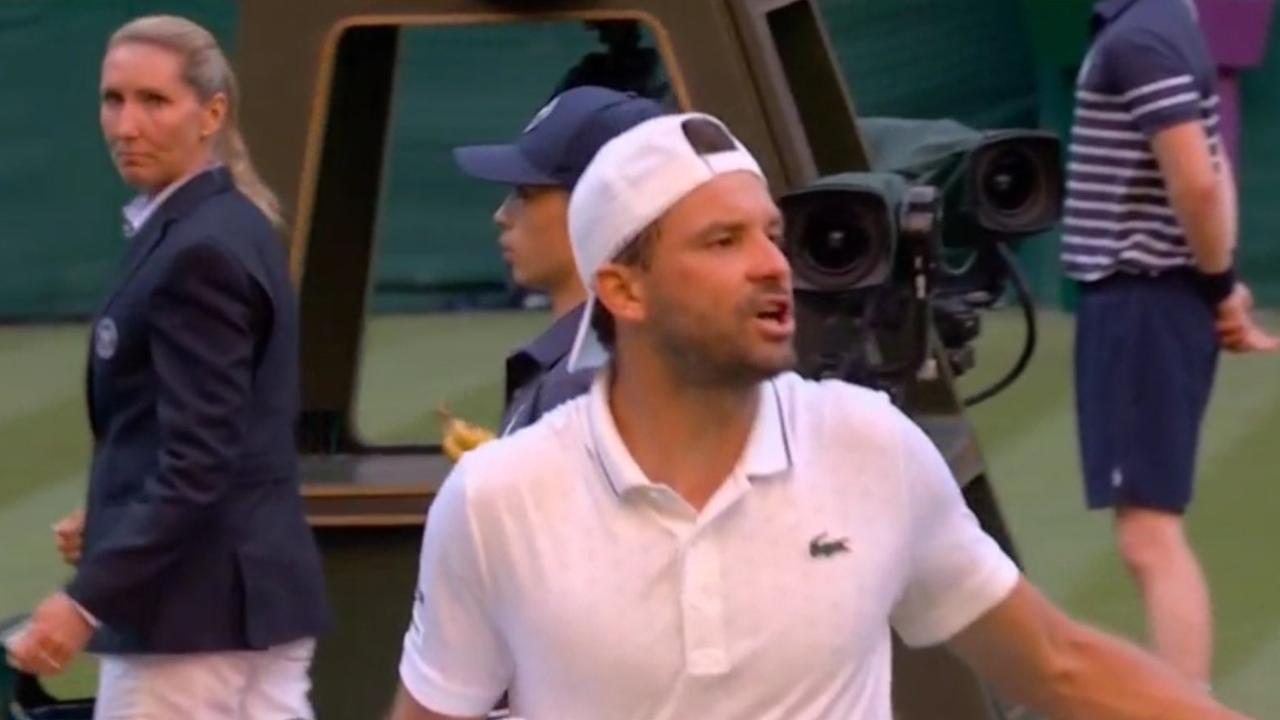 Wimbledon 2026: day four, second round results, Grigor Dimitrov blows up at umpire over roof closing, latest news, highlights