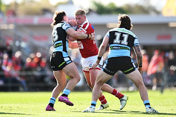 Thomas Flegler backed up for the Dolphins after featuring in Queensland’s State of Origin defeat.