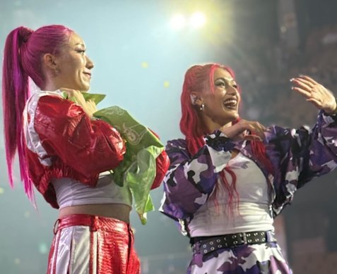 Kaea Pearce (right) handpicked the group of dancers who represented Australia.
