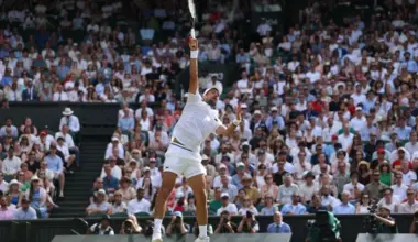 Djokovic clears Safiullin hurdle and another Wimbledon milestone to make quarter-finals